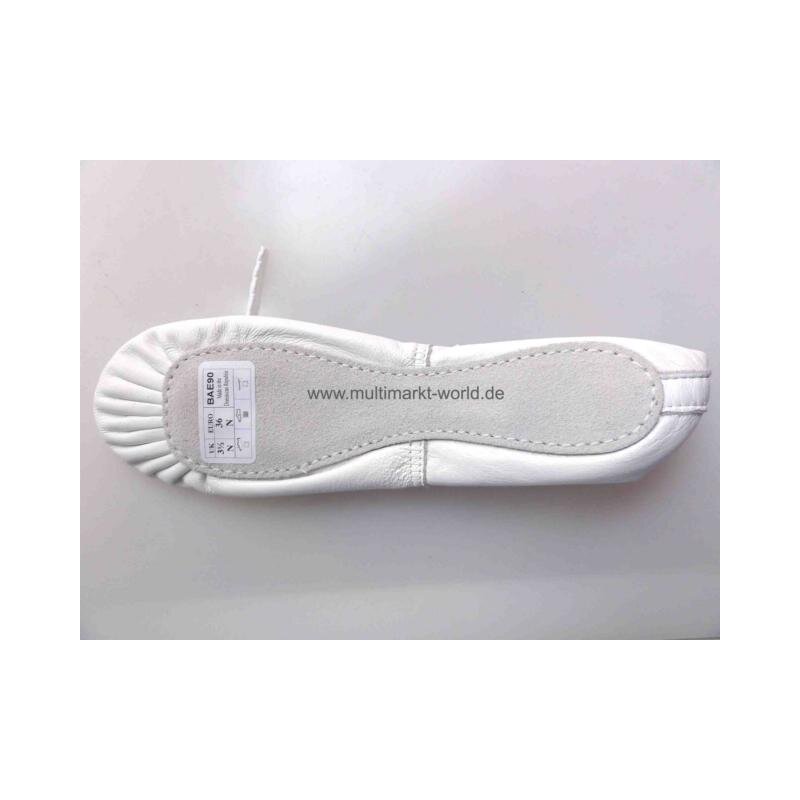 Rumpf BAE-90/RU1000 Ballettschuhe weiß 40,5 = 7