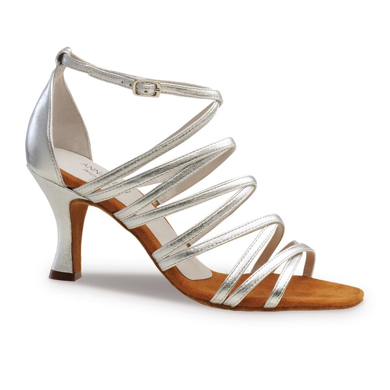 Anna Kern 652-60 Tanzschuhe silber 3 = 35 1/3