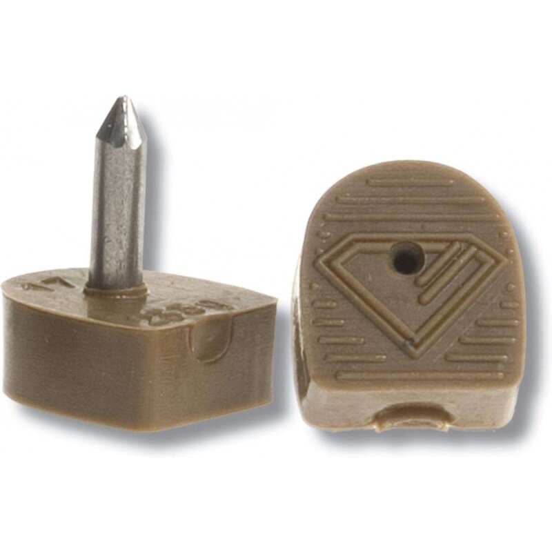 Absatzflecke Diamant HW01958 für schlanke Absätze, beige