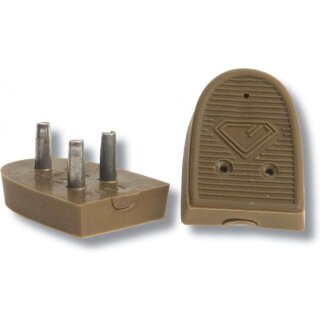 Absatzflecke Diamant HW01960, Cuban Tango Absatz beige