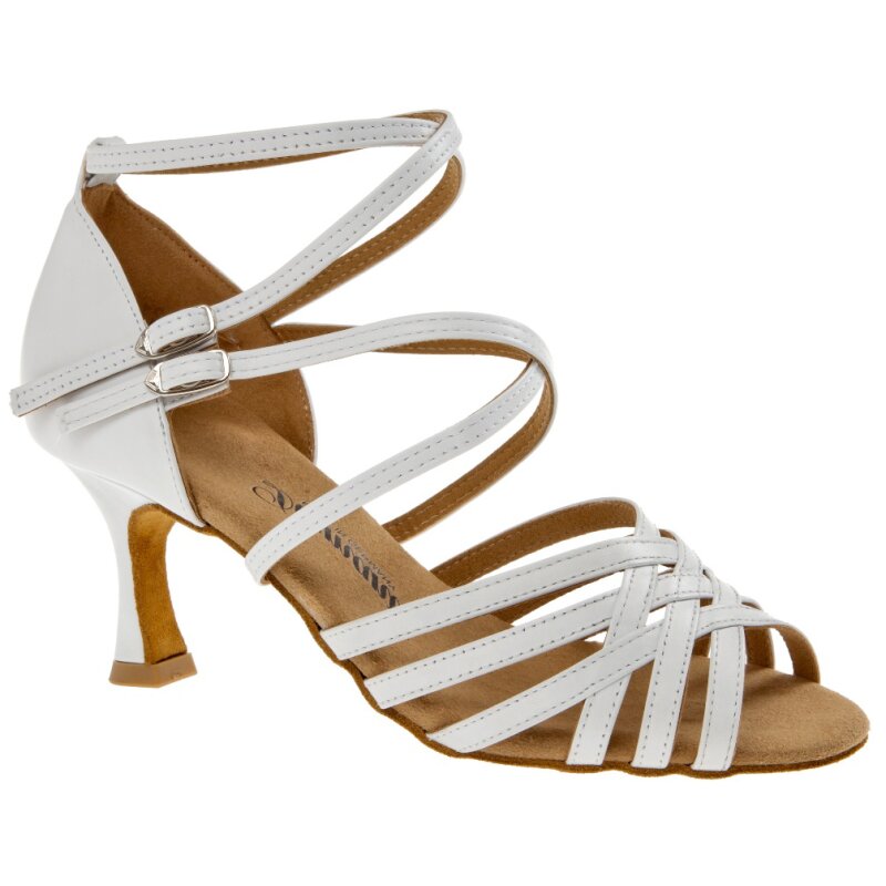 Diamant Tanzschuhe 108-087-033 Leder weiß 4 = 36 2/3