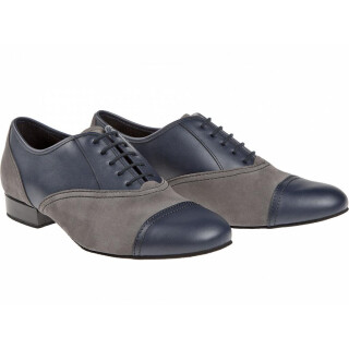 Diamant 077-025-455  blaue Tanzschuhe breit 7,5 = 41 1/3