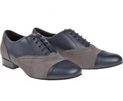 Diamant 077-025-455  blaue Tanzschuhe breit 7,5 = 41 1/3