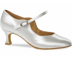 Diamant 050-106-092 Brautschuhe Satin weiß 5 cm