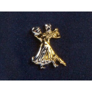 Diamant Brosche HW07972 goldfarbig klassisch