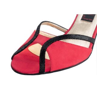 Nueva Epoca Cosima Tanzschuhe rot-schwarz 3 = 36
