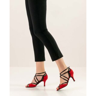 Nueva Epoca Cosima Tanzschuhe rot-schwarz 3 = 36