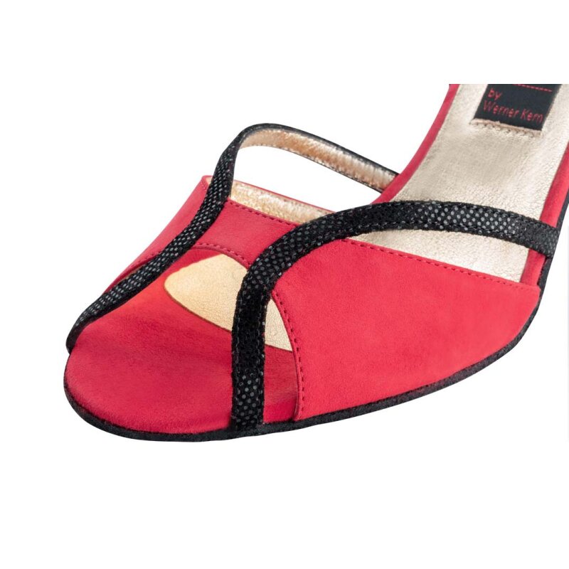 Nueva Epoca Cosima Tanzschuhe rot-schwarz 3,5 = 36 2/3