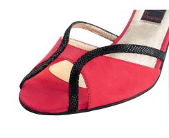 Nueva Epoca Cosima Tanzschuhe rot-schwarz 3,5 = 36 2/3