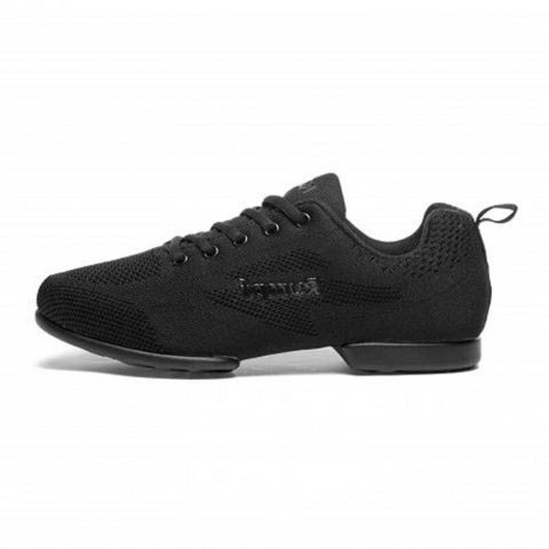 Rumpf Zuma1567 Dancesneaker schwarz geteilte Drehpunktsohle für Line Dance, Freestyle, HipHop usw.
