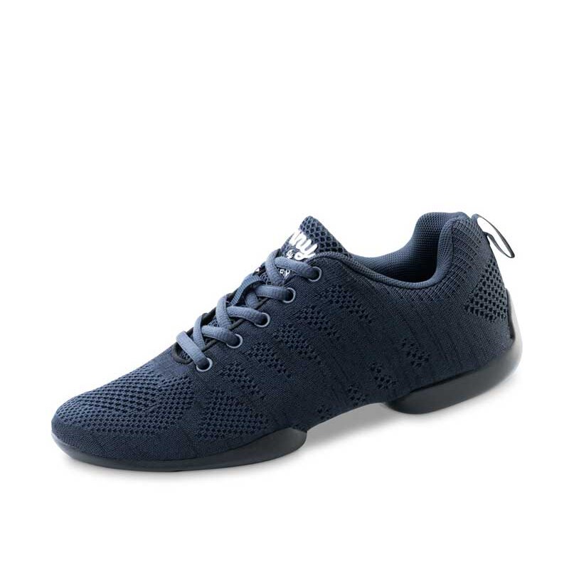 anna kern 4030 bold tanzsneaker blau Salsa Training geteilte Drehpunktsohle LineDance ModernDance usw.
