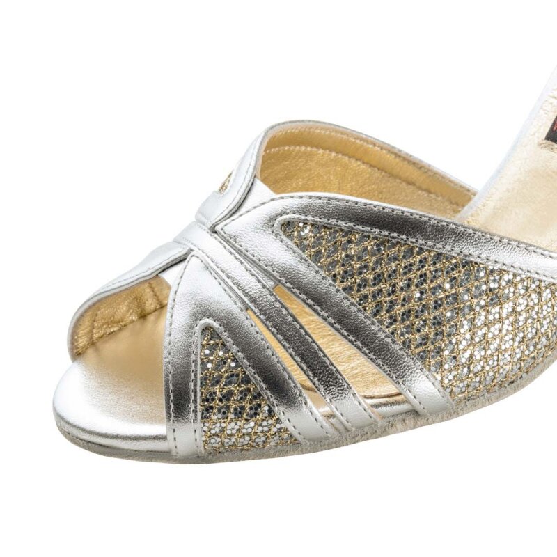 Nueva Epoca Tanzschuhe Pearl 7 silber 5,5 = 39 1/3
