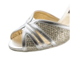 Nueva Epoca Tanzschuhe Pearl 7 silber 5,5 = 39 1/3