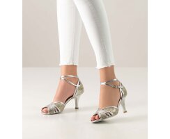 Nueva Epoca Tanzschuhe Pearl 7 silber 6 = 39 2/3