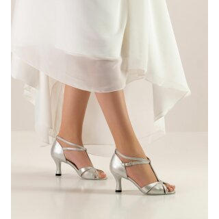 Werner Kern Astrid 6,5 Brautschuhe silber