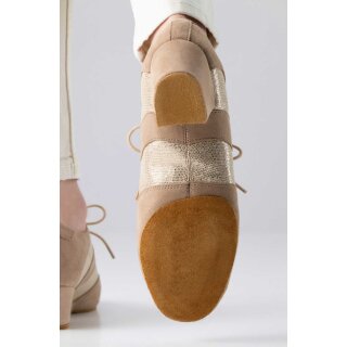 Anna Kern Sandrine Trainer, geteilte Sohle, beige-gold