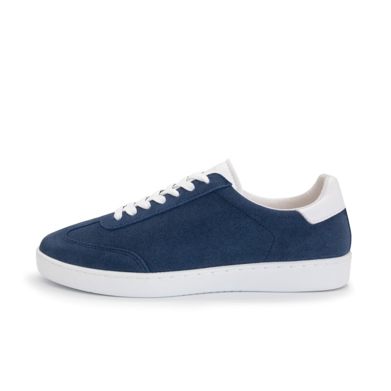 Anna Kern 7005 Damen Tanzsnaker aus Blau-Weißem Ledermaterial
