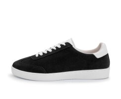Schwarzer Tanzsneaker Anna Kern 7015 aus Velourleder