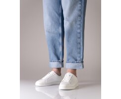 7025 Anna Kern - Sport-Sneaker aus Nappa-Leder in Weiß