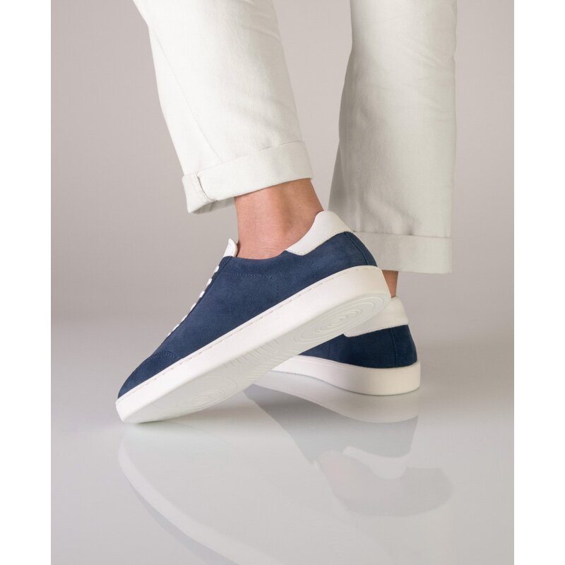 Anna Kern Sneaker 7405 – Herren-Tanzsneaker Velour Blau