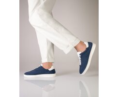 Anna Kern Sneaker 7405 – Herren-Tanzsneaker Velour Blau