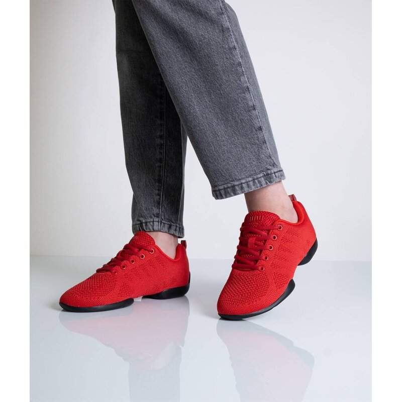 Anna Kern Tanzsneaker für Damen in Rot für Salsa und mehr