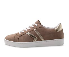 Werner Kern Darcey in Beige Velour-Nappaleder, für...