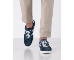 Werner Kern 28074 Salenro aus denimblauen Velourleder für Salsa und Discofox