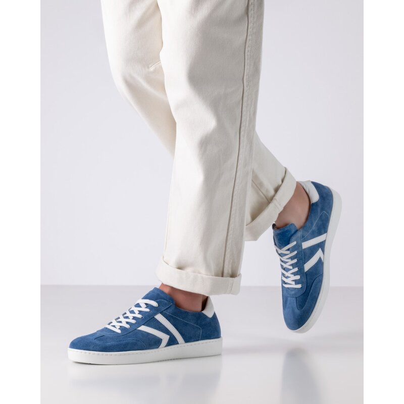 Werner Kern 28074 Salenro aus Jeansblauem Velourlede