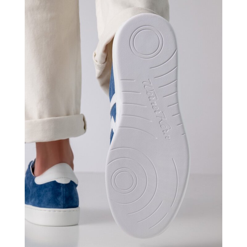 Werner Kern Salerno 28074 Herrensneaker Comfort Jeansblau