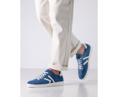 Werner Kern 28074 Salenro aus Jeansblauem Velourlede