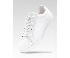 Anna Kern 7025 Suny Tanzsneaker Damen, Nappaleder, Weiß 7,5 = 41 1/3
