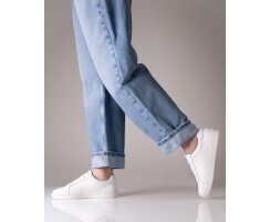 Anna Kern 7025 Suny Tanzsneaker Damen, Nappaleder, Weiß 7,5 = 41 1/3