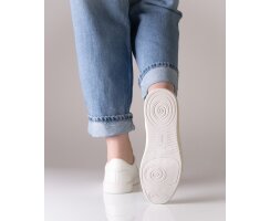 Anna Kern 7025 Suny Tanzsneaker Damen, Nappaleder, Weiß 7,5 = 41 1/3