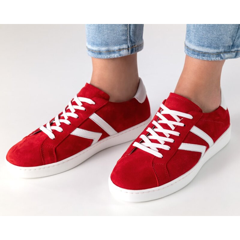 Werner Kern Darcey Rot Damen-Sneaker 5,5 = 38 2/3