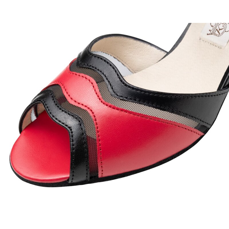 Werner Kern Tanzschuhe Portia 6,5 schwarz-rot