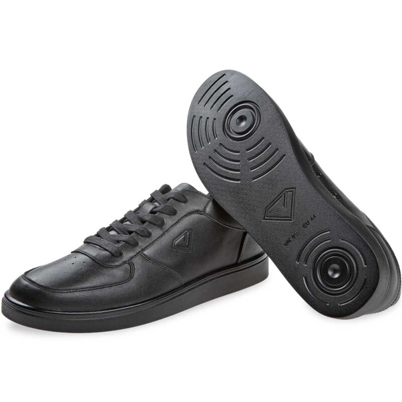 Diamant Beat Tanzsneaker Unisex in Schwarz mit Komfort Fußbett und Drehpunkten