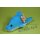 Plüschtier Delfin Paul 18 cm Farbe hellblau