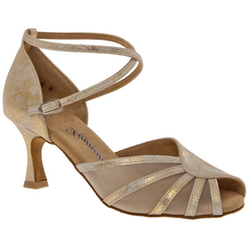 Diamant 020-087-017 Tanzschuhe gold 6,2 cm 7,5 = 41 1/3