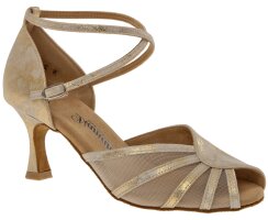 Diamant 020-087-017 Tanzschuhe gold 6,2 cm 7,5 = 41 1/3