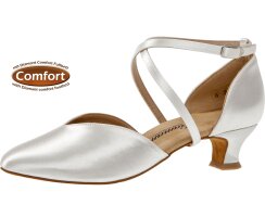 Diamant Brautschuhe 107-013-092 weiß 4,2 cm 4,5 =...